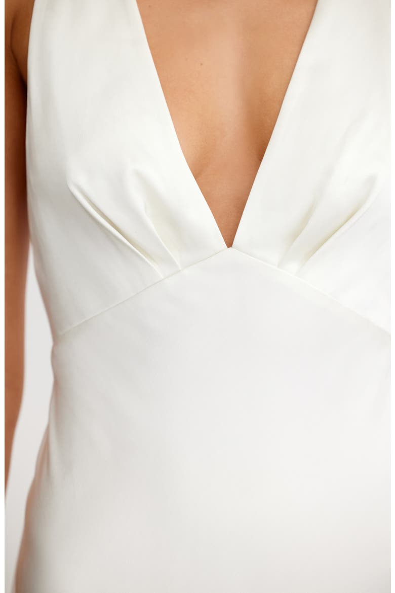lucile sleeveless satin maxi dress Significant Other Lucile Halter Maxi Dress