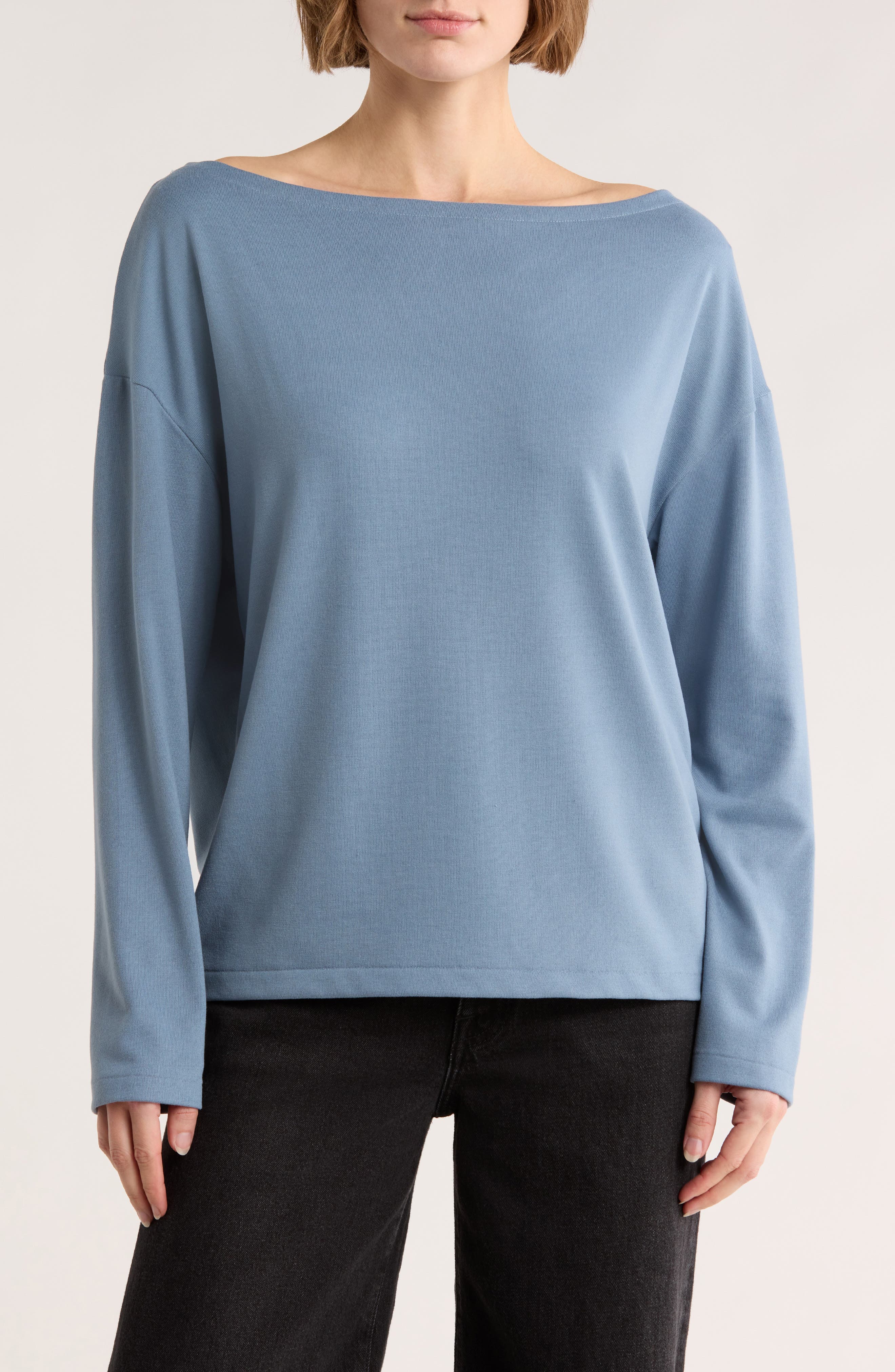 Rita Boat Neck Long Sleeve Top - image 3