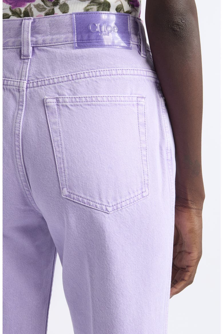 Garment Dyed Straight Leg Jeans, Alternate, color, LAVENDER FOG