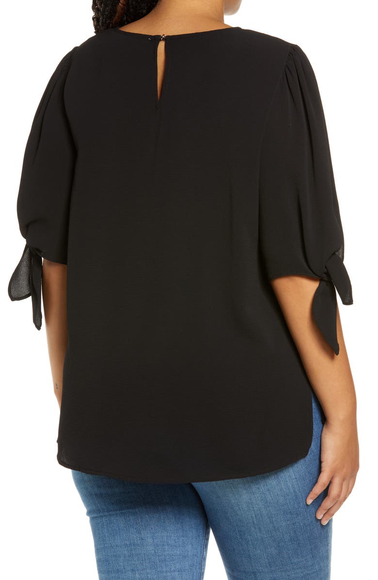 CeCe Tie Sleeve Blouse, Alternate, color, 
