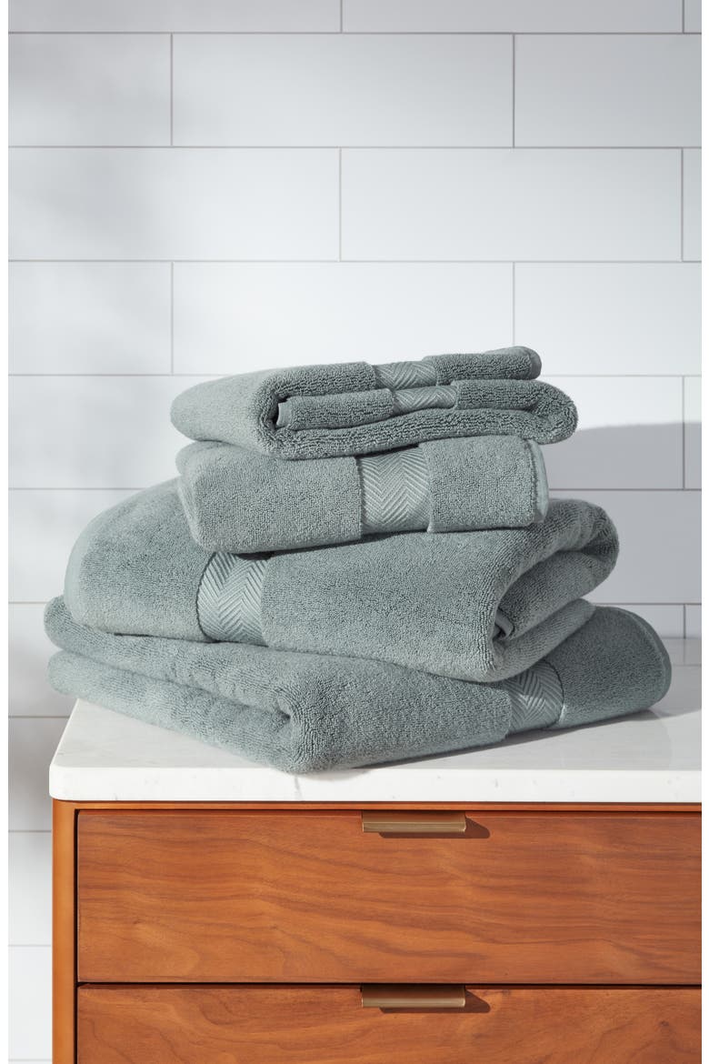 Organic Hydrocotton 4-Piece Bath Essentials Set $116 Value, Alternate, color, GREEN BALSAM