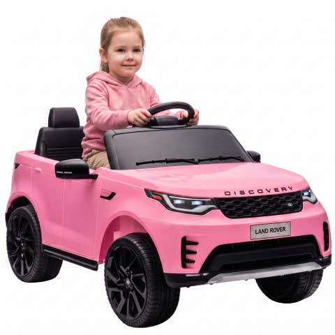 12V Electric Car for Kids, Licensed Land Rover Ride on Car with Parent Remote, Soft Start, 3 Speeds, 4 Wheel