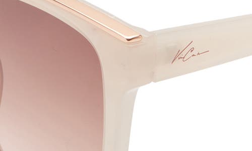 Vince Camuto Flat Top Sunglasses In Rose