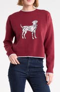 Vigoss Dalmatian Cropped Sweater