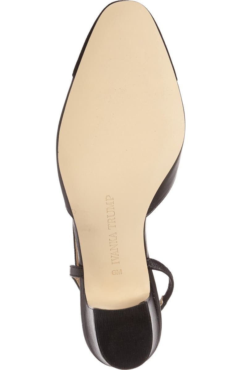 Ivanka Trump 'Liah' Slingback Cap Toe Pump, Alternate, color,