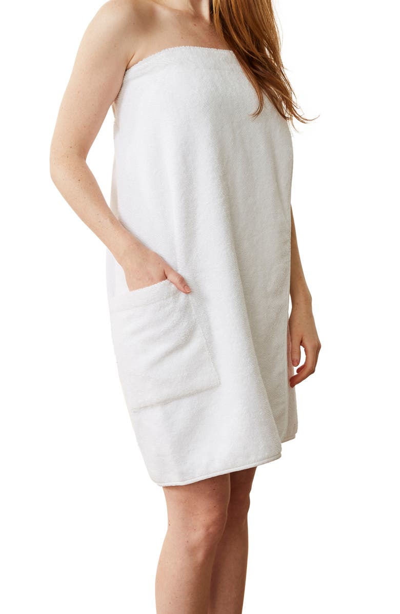 Coyuchi Air Weight<sup>™</sup> Organic Cotton Wrap, Alternate, color, Alpine White