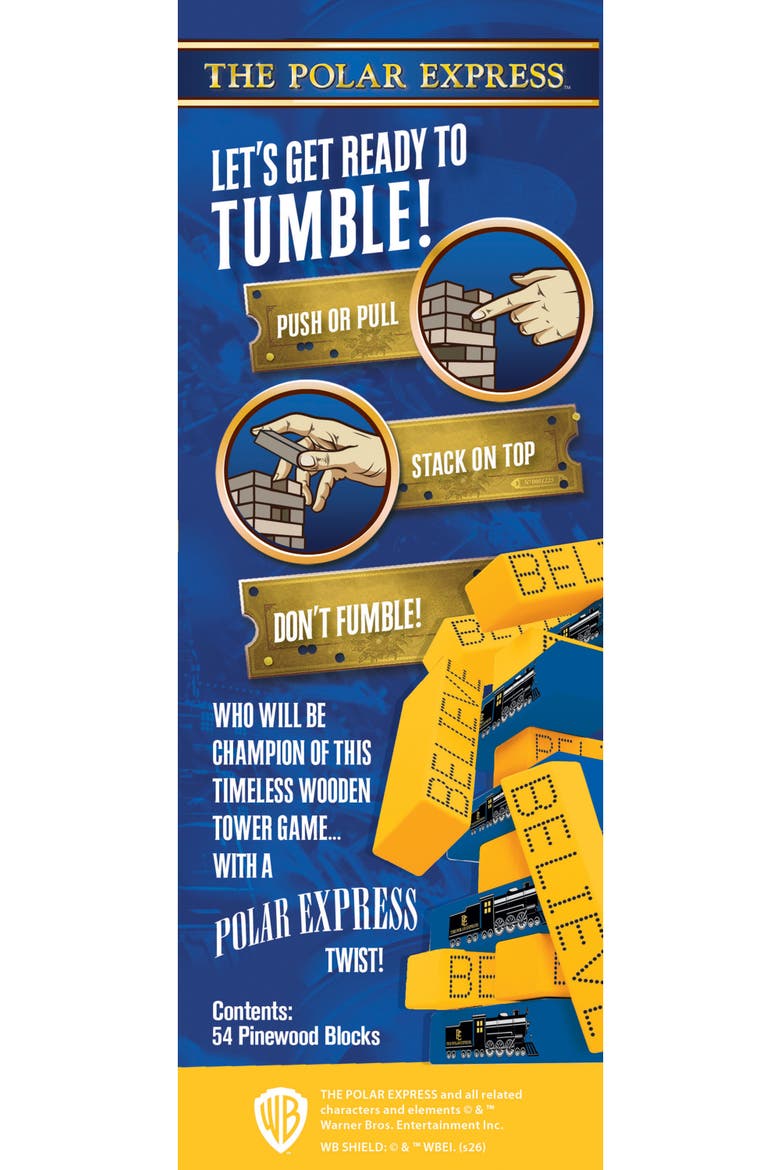 The Polar Express Tumble Tower, Alternate, color, Multicolor