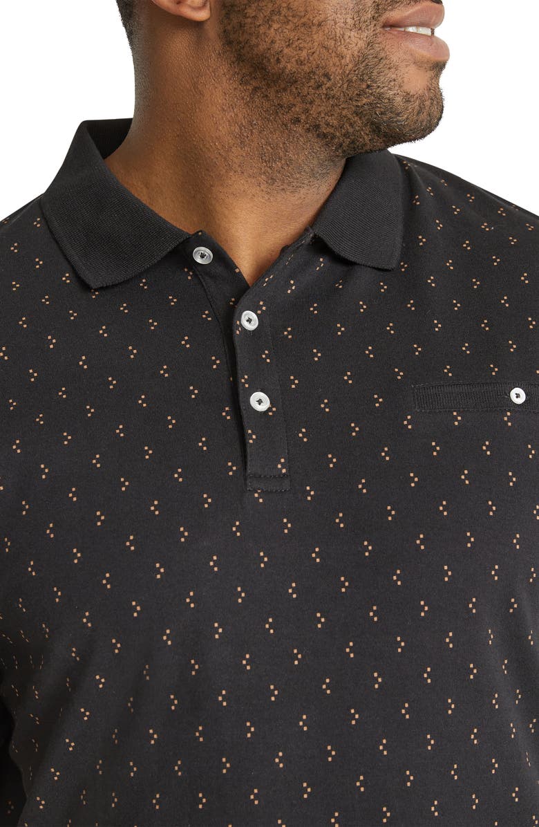 Johnny Bigg Callan Geometric Print Pocket Polo, Alternate, color, 