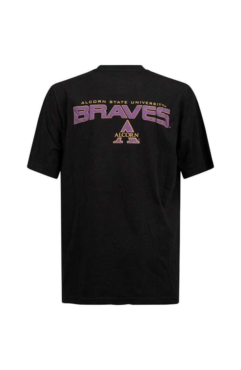 FISLL Men
s FISLL Black Alcorn State Braves Applique T-Shirt, Alternate, color, Black