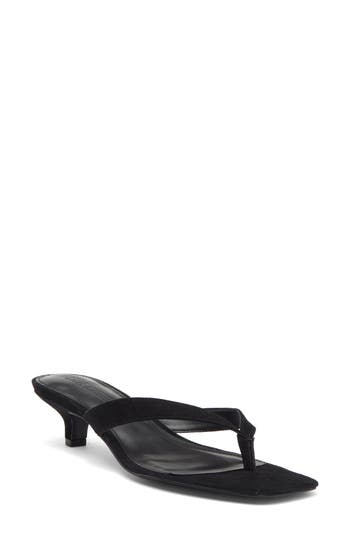 Steve Madden Tracie Flip Flop In Black