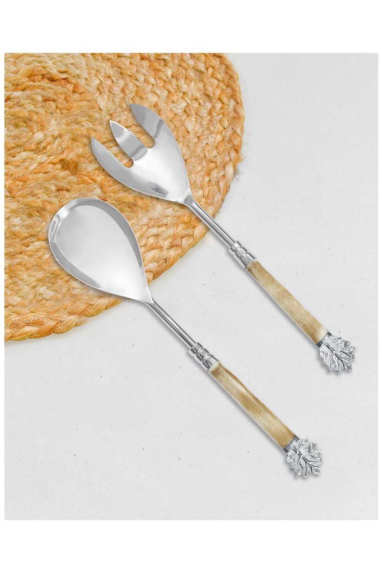 Desert Skies 2-Piece Salad Serving Set, Alternate, color, BROWN