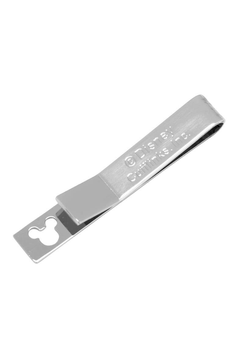 Mickey Mouse Tie Bar, Alternate, color, SILVER