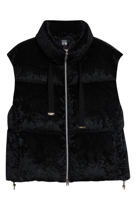 Velvet Down Puffer Vest