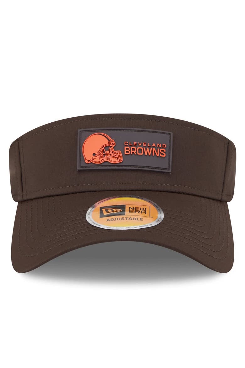 Men's New Era Brown Cleveland Browns 2025 Sideline  Visor, Alternate, color, Brown