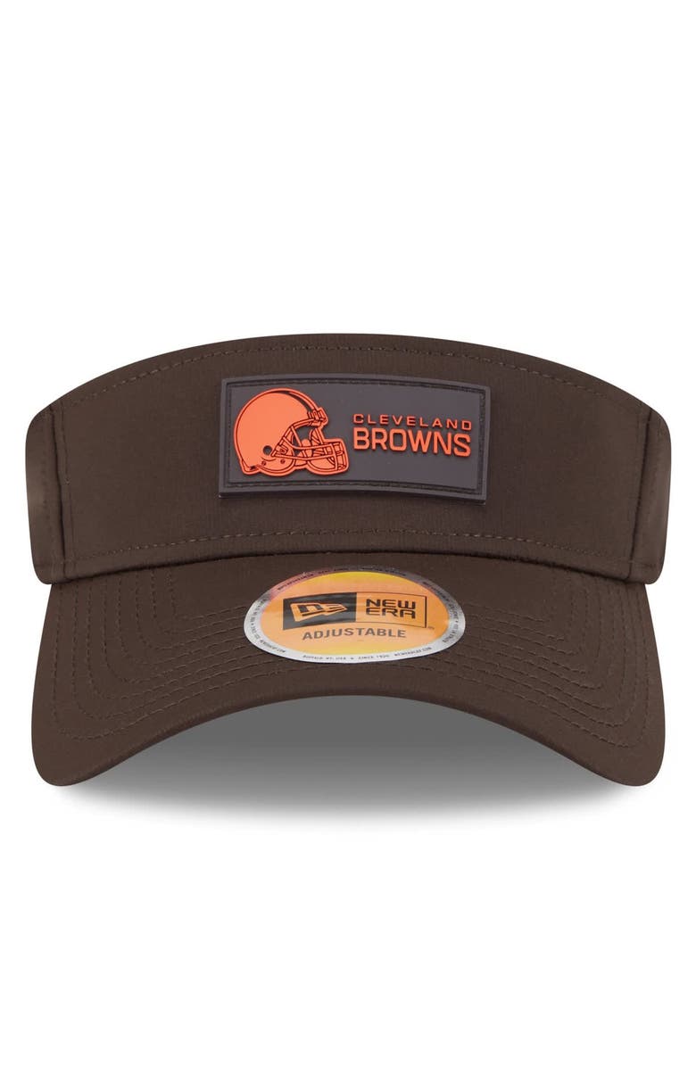 New Era Men's New Era Brown Cleveland Browns 2025 Sideline  Visor, Alternate, color, Brown