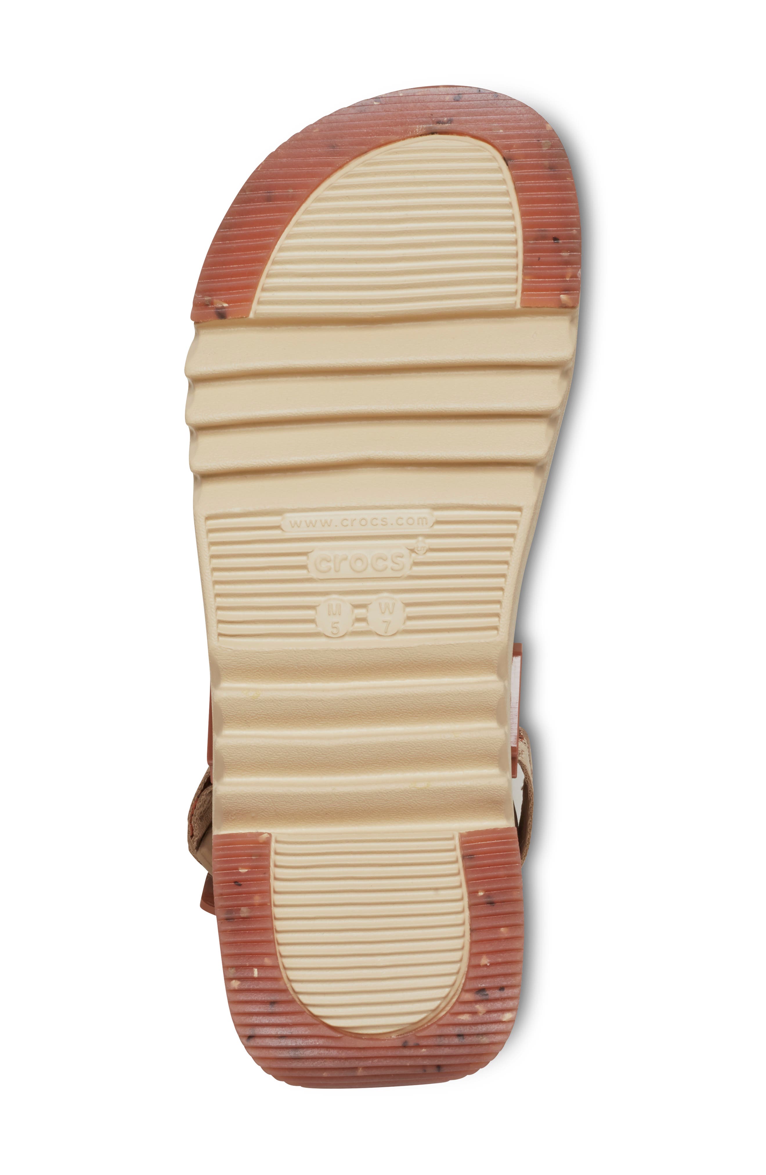 CROCS Classic Hiker Xscape Slingback Platform Sandal, Alternate, color, 