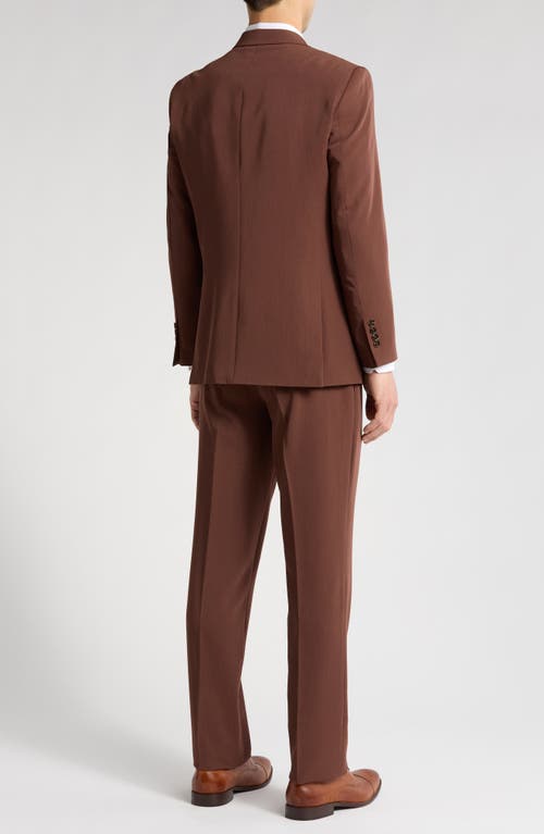 Braveman Classic Fit 3-piece Suit In Brown