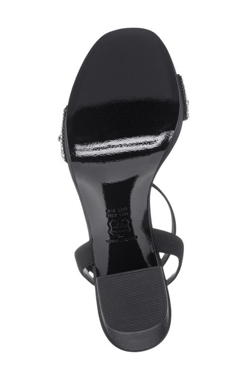 Nina Sofina Ankle Strap Platform Sandal In Black