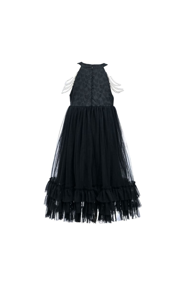 Tulleen Tripoli Dress, Alternate, color, Black