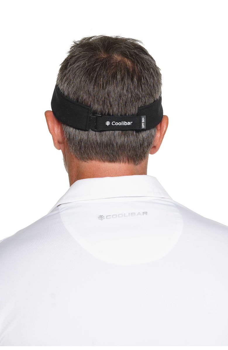 Coolibar Golf Visor - UPF 50+ Sun Protection - Ultimate, Alternate, color, Black