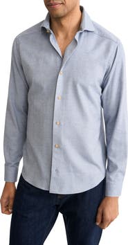 Eton Solid Flannel Shirt