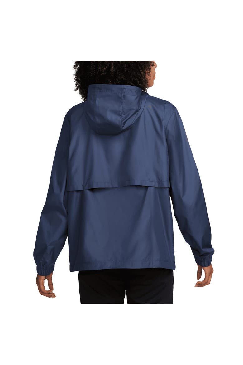 Women's Nike  Navy Paris Saint-Germain Essential Woven Full-Zip Jacket, Alternate, color, Navy