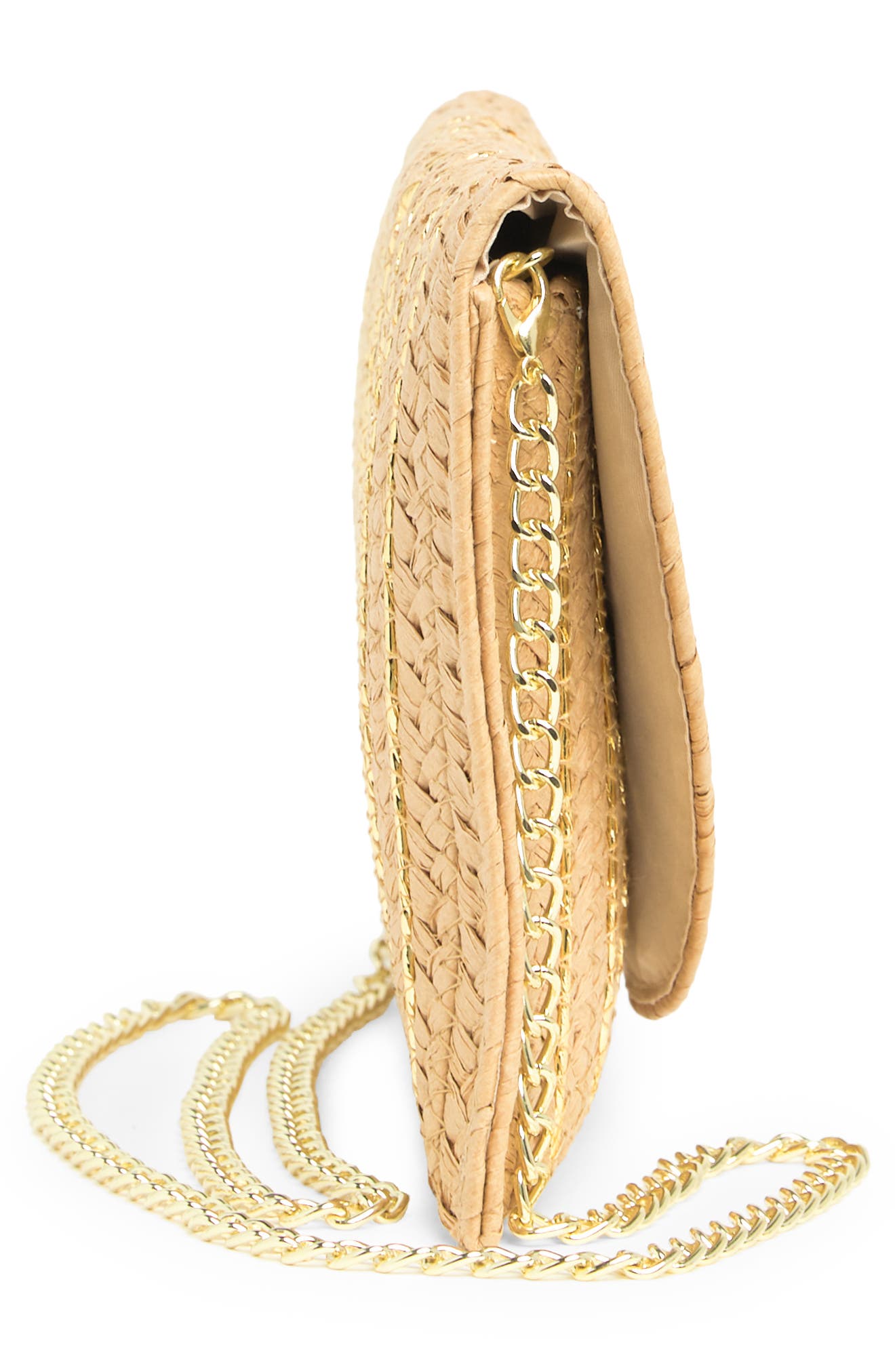 Collection XIIX Straw Clutch, Alternate, color, Natural