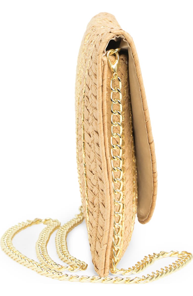 Collection XIIX Straw Clutch, Alternate, color, Natural