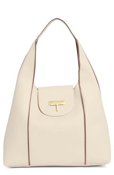 Alesia Faux Leather Hobo Bag