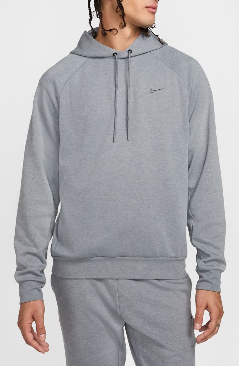 Nike Primary Dri-FIT Hoodie, Main, color, Cool Grey/ Heather