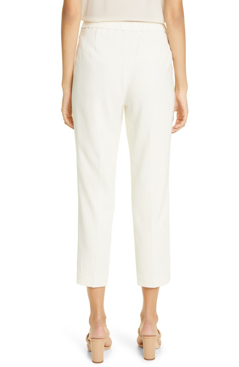 Theory Treeca Pull-On Trousers, Alternate, color, Rice - Y0c