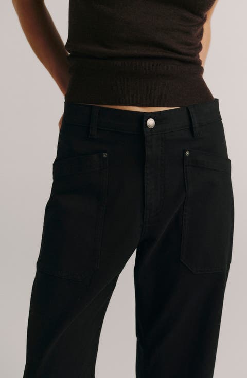 Bilie High Waist Ankle Barrel Leg Jeans