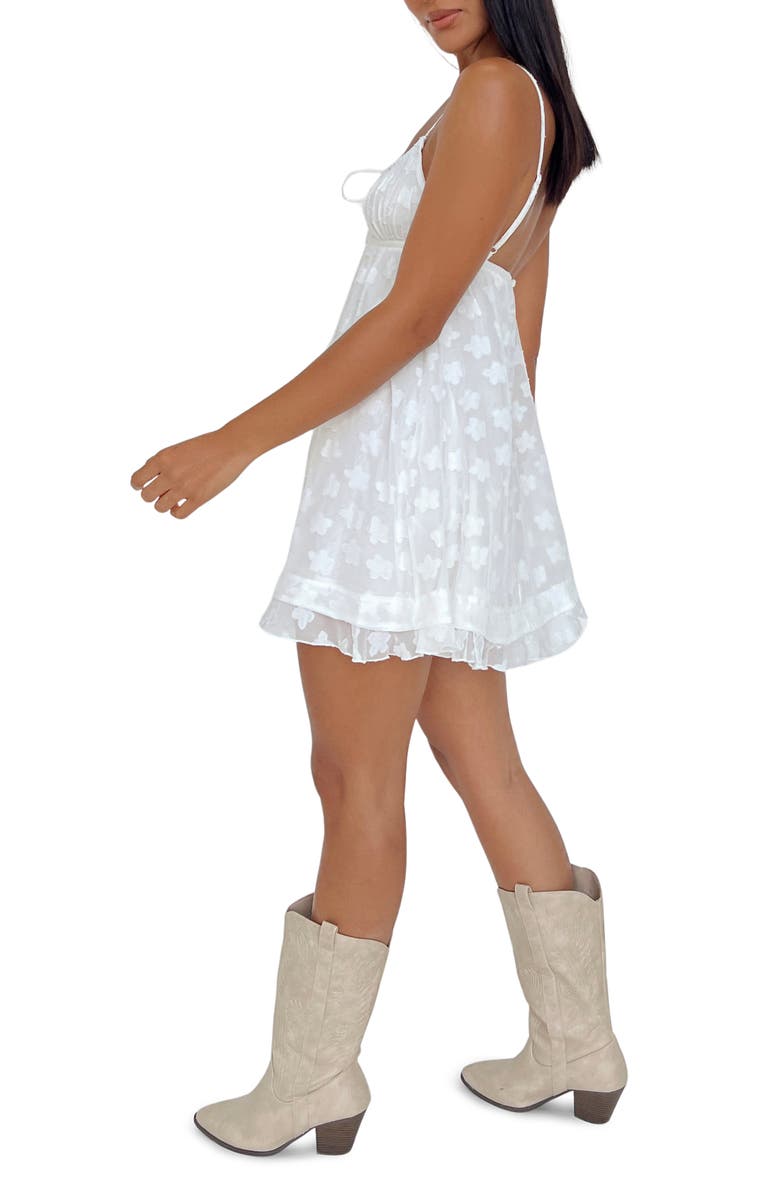 Princess Polly Empress of Love Minidress, Alternate, color, White Floral