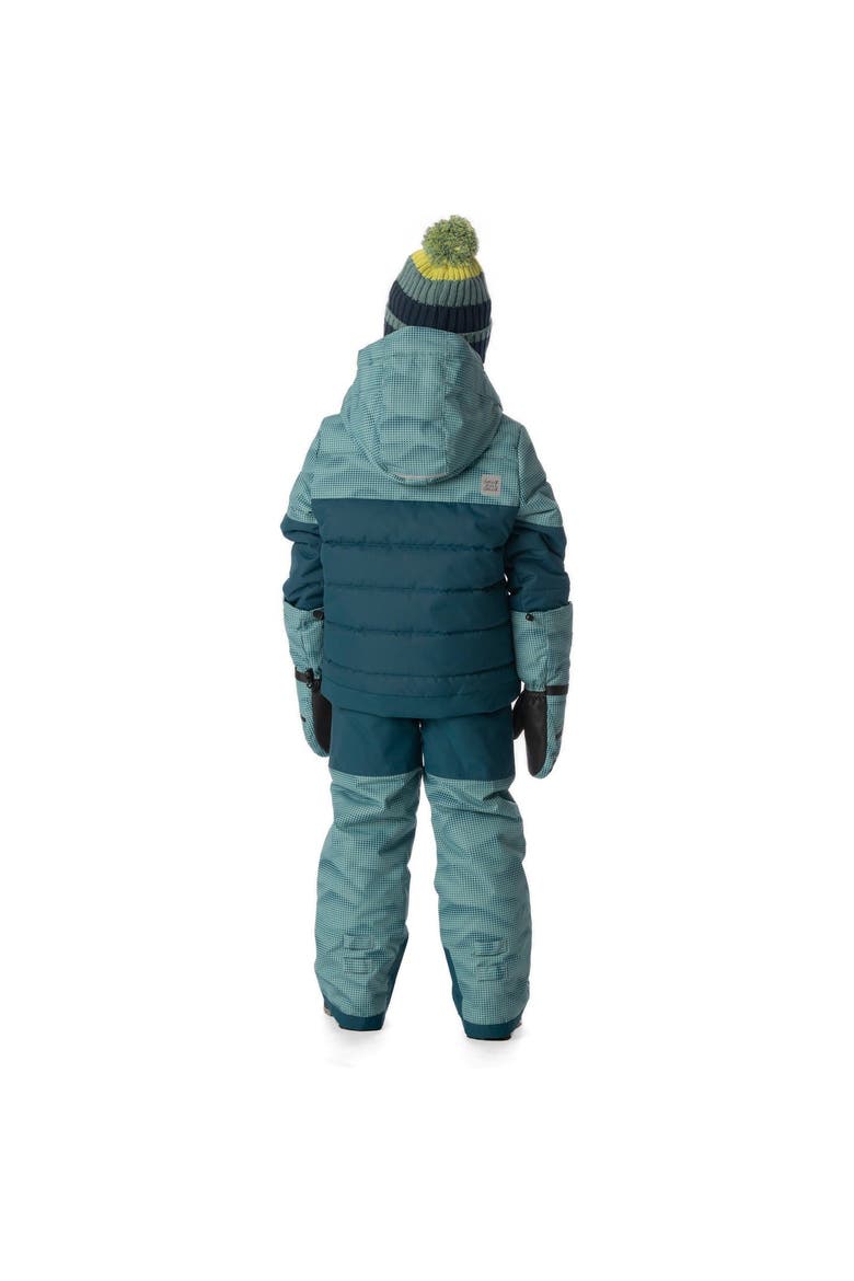 Play Jacket & Pants Neckwarmer Two Piece Snowsuit, Alternate, color, Greyish Blue and Navy