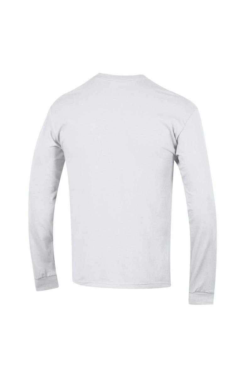 Champion Men's Champion White Michigan Wolverines High Motor Long Sleeve T-Shirt, Alternate, color,