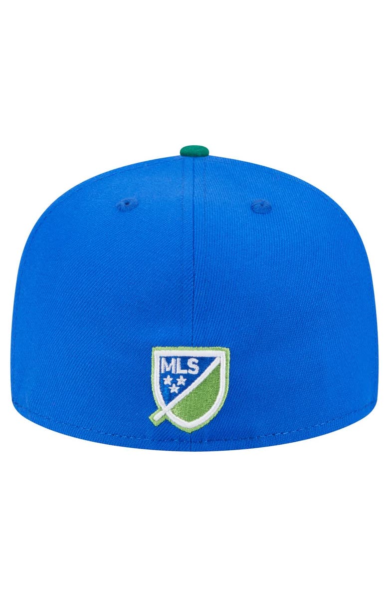 New Era Men's New Era Blue Seattle Sounders FC 2025 Kickoff 59FIFTY Fitted Hat, Alternate, color, Blue
