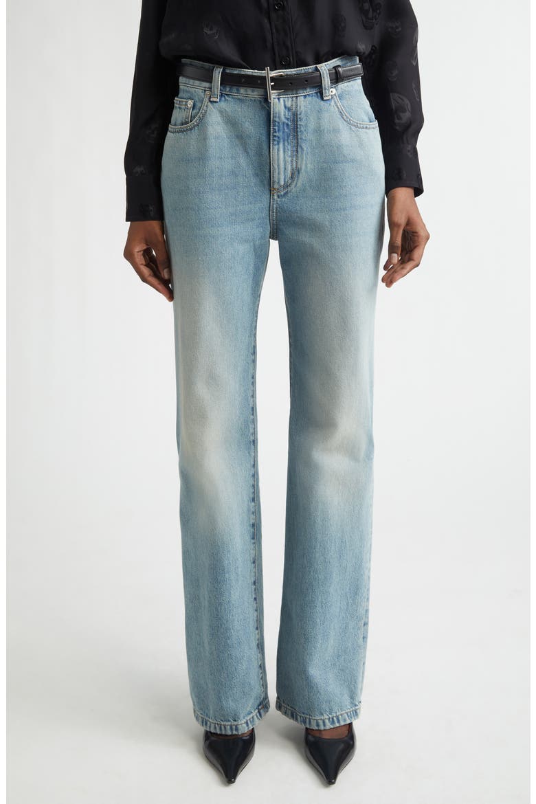 Straight Leg Jeans, Main, color, ROYAL