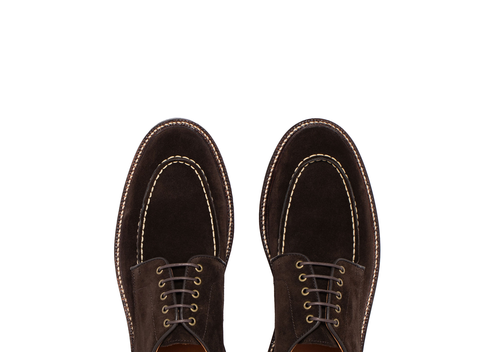 Grant Stone Moc Toe Derby, Alternate, color, Espresso Suede