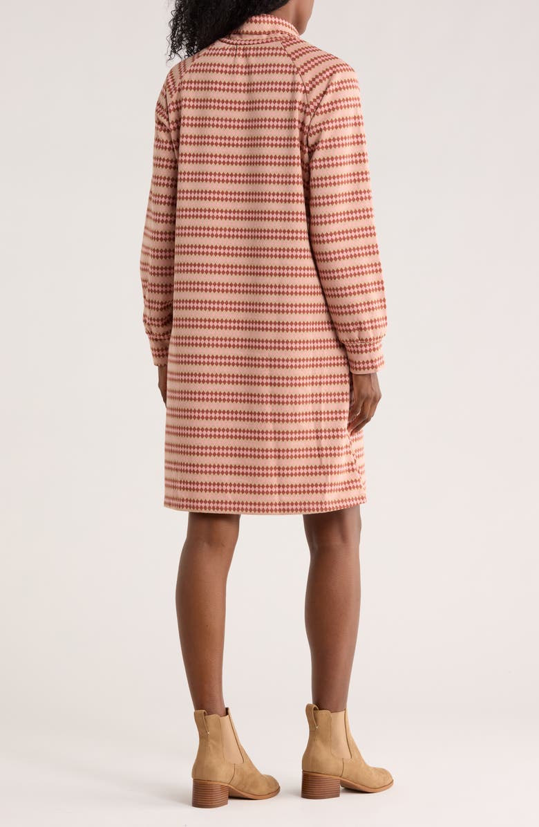 AREA STARS Alice Long Sleeve Shift Dress, Alternate, color, Diamond