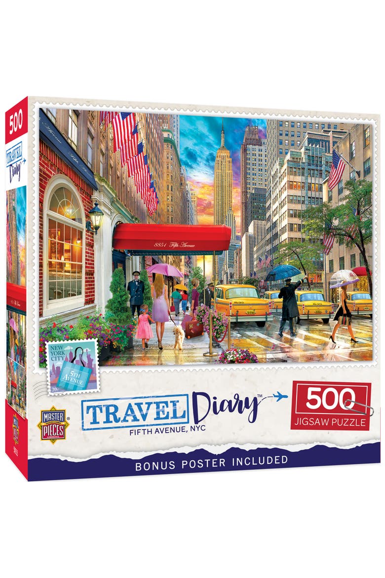 Fifth Avenue, NYC 500 Piece Puzzle, Main, color, Multicolor