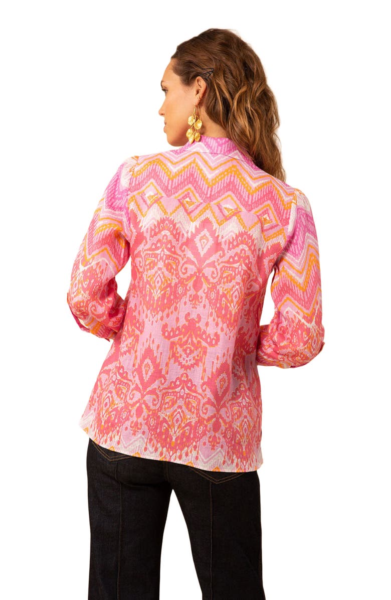 Hale Bob Adelyn Linen Top, Alternate, color, 