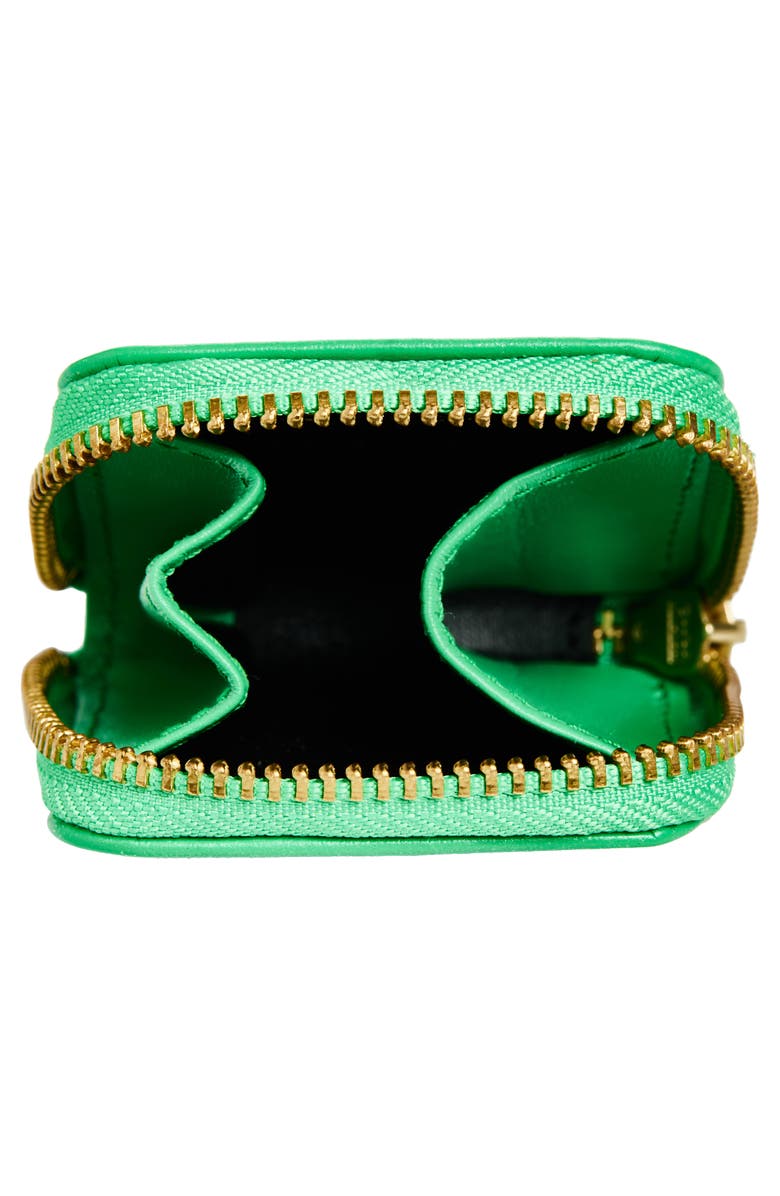 Comme des Garçons Leather Coin Purse, Alternate, color, Green