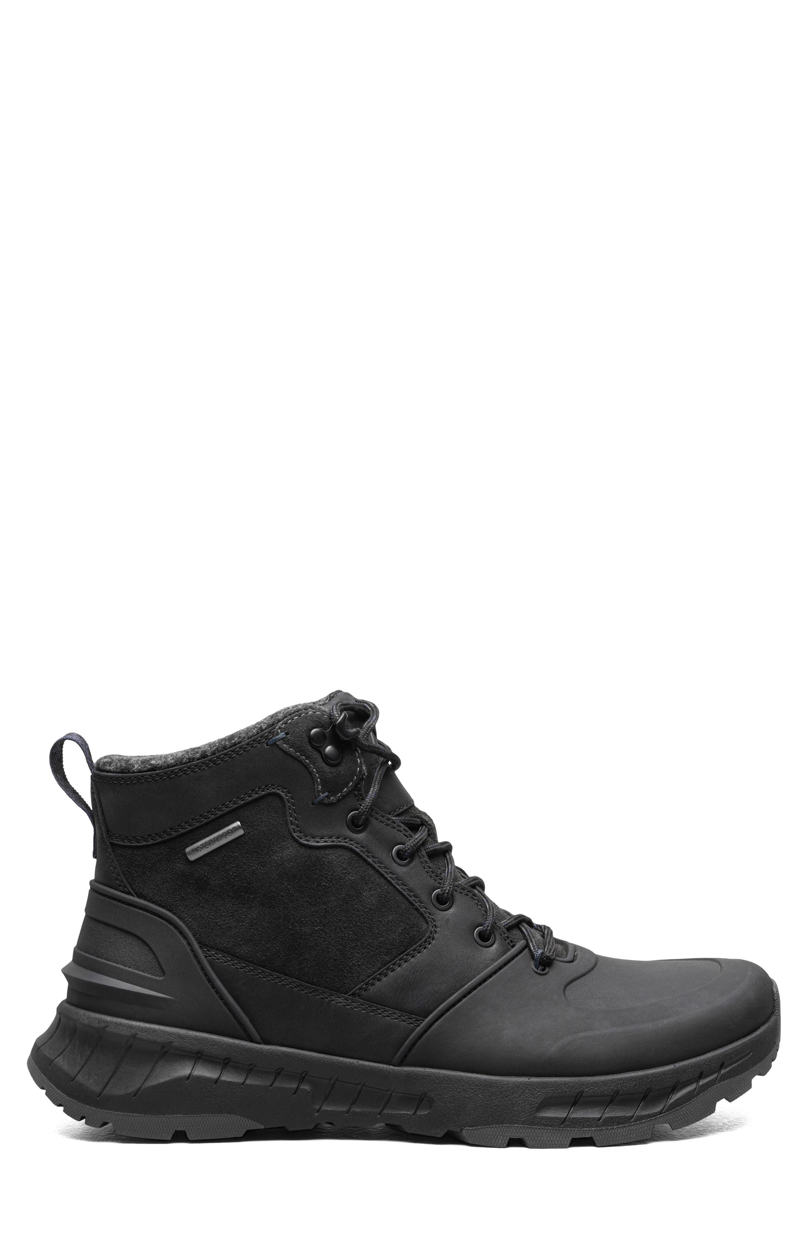 Forsake Whitetail Waterproof Mid Sneaker Boot, Alternate, color, Black