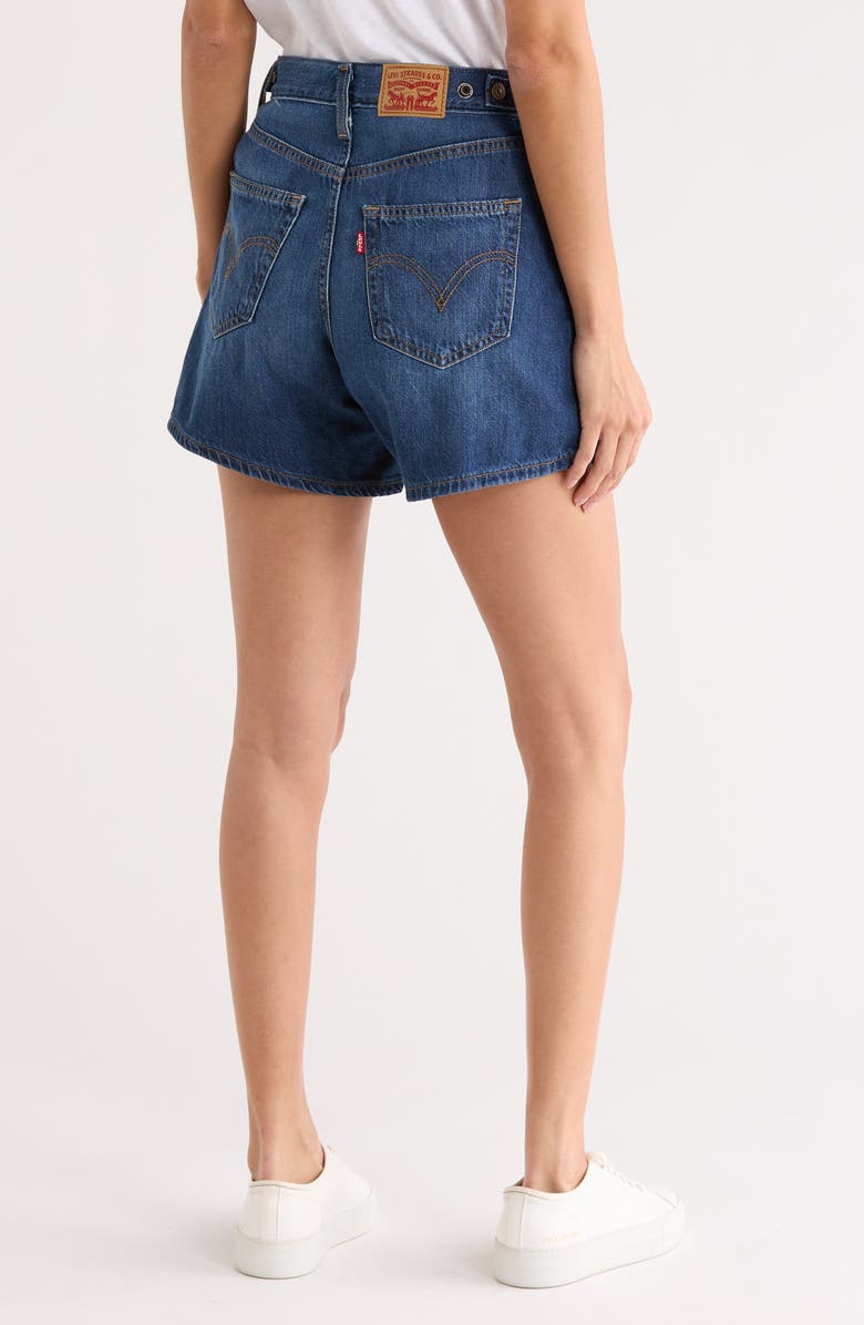 Levi's Cinch Mid Thigh Denim Shorts, Alternate, color, Kiss Goodbye Short