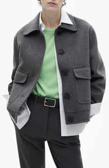 MANGO Wool Blend Jacket