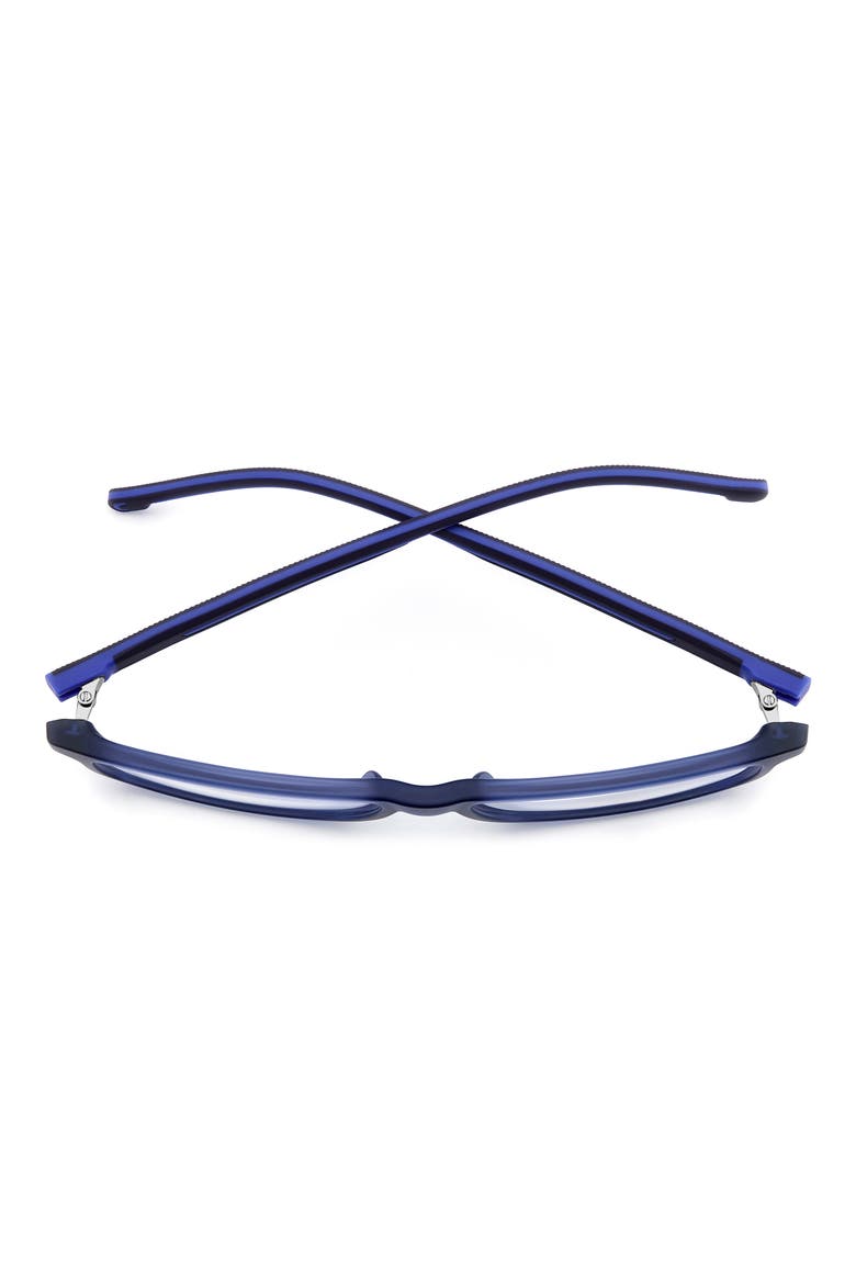 56mm Rectangular Optical Glasses, Alternate, color, BLUE
