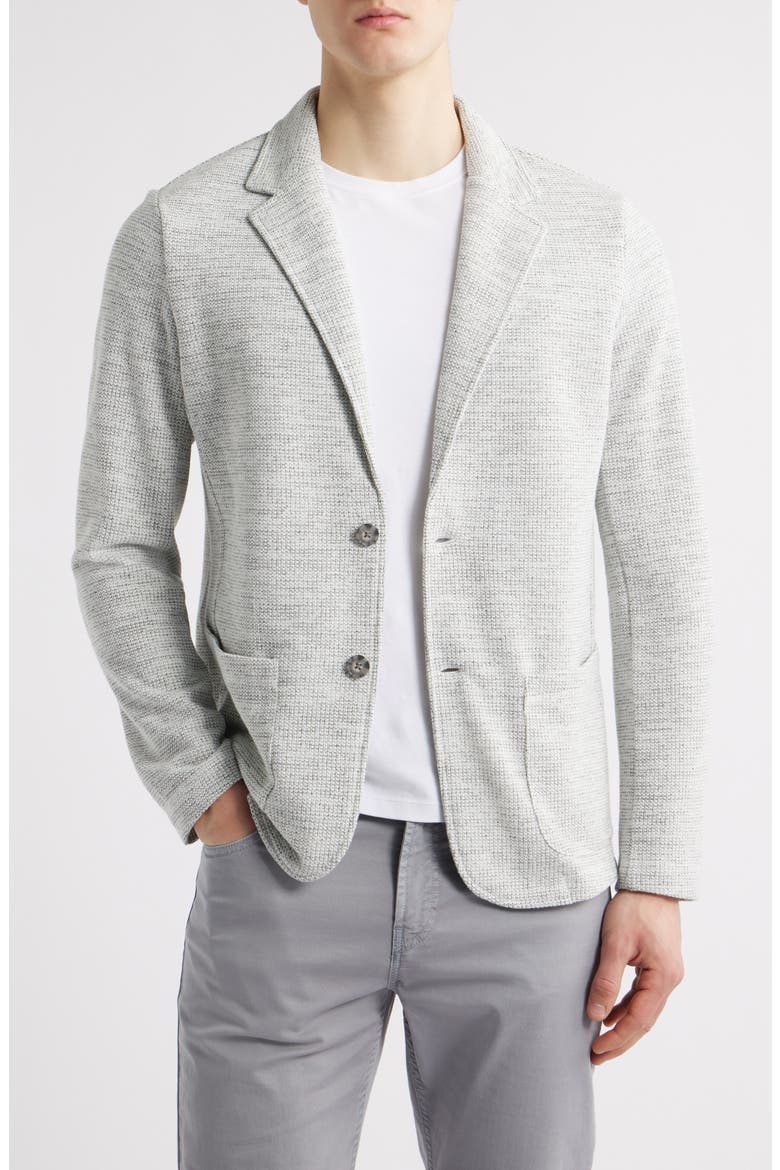 Sudbury Textured Knit Sport Coat, Main, color, LIGHT GREY