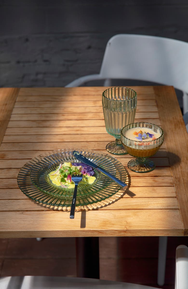 Fortessa Archie Set of 6 Sage Footed Dessert Bowls, Alternate, color,