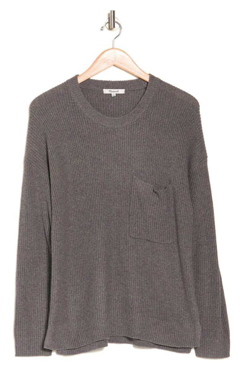 Madewell Thompson Pocket Pullover Sweater, Alternate, color, 