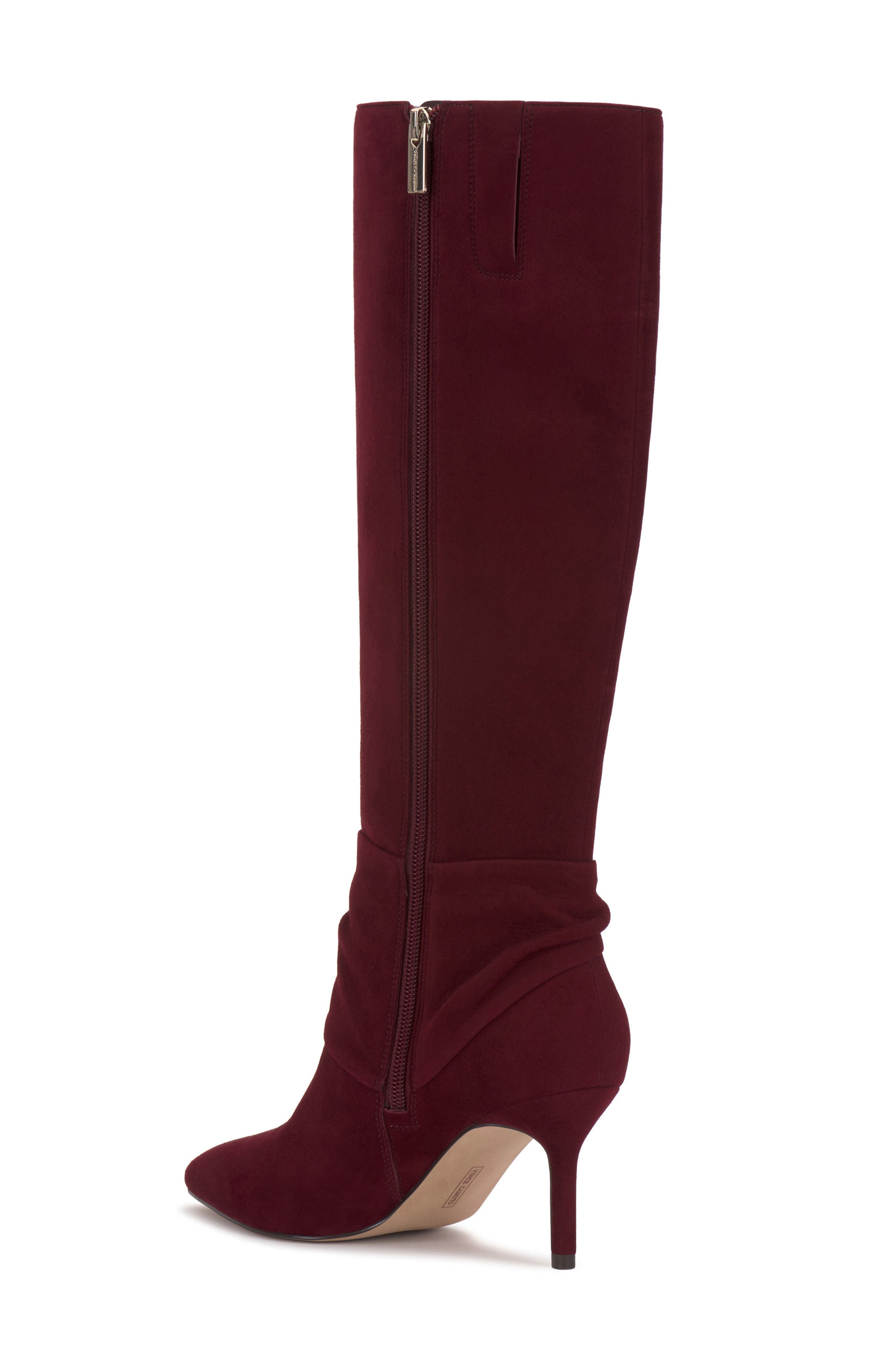 Meezo Knee High Boot, Alternate, color, POMEGRANATE